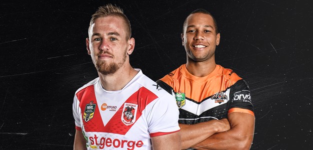 Dragons v Wests Tigers - Round 18