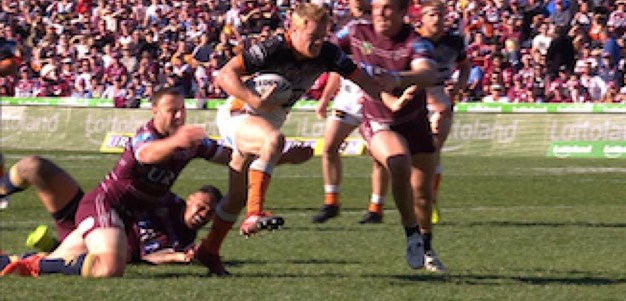 Full Match Replay: Manly-Warringah Sea Eagles v Wests Tigers (1st Half) - Round 19, 2017