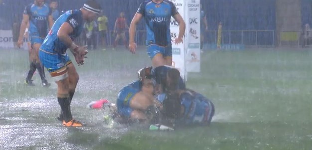 Rd 19: Titans v Sharks - No Try 28th minute - Gerard Beale