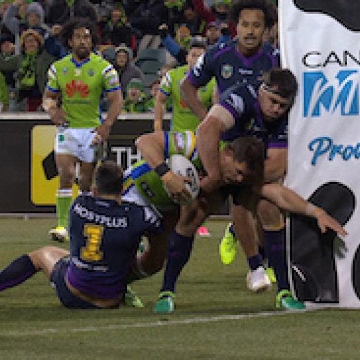 Full Match Replay: Canberra Raiders v Melbourne Storm (1st Half) - Round 20, 2017