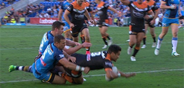 Full Match Replay: Gold Coast Titans v Wests Tigers (1st Half) - Round 21, 2017