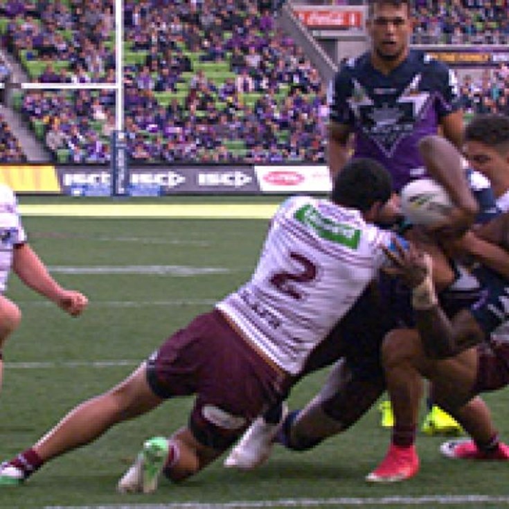 Full Match Replay: Melbourne Storm v Manly-Warringah Sea Eagles (1st Half) - Round 21, 2017