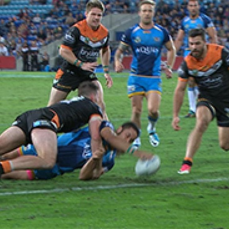 Full Match Replay: Gold Coast Titans v Wests Tigers (2nd Half) - Round 21, 2017
