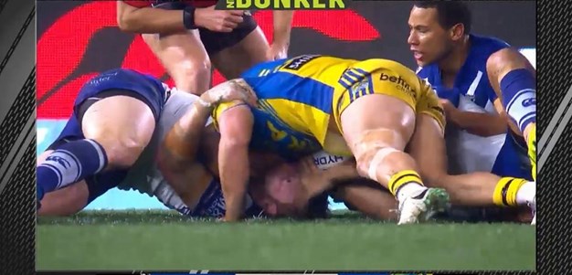 Rd 22: Bulldogs v Eels - No Try 8th minute