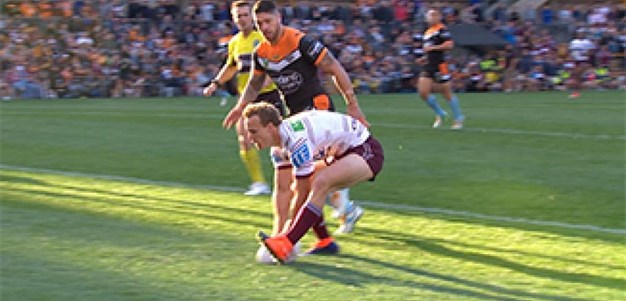 Full Match Replay: Wests Tigers v Manly-Warringah Sea Eagles (1st Half) - Round 23, 2017