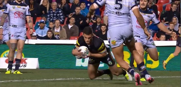 Rd 23: Panthers v Cowboys - Try 49th minute - Nathan Cleary