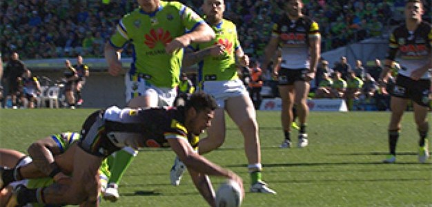 Full Match Replay: Canberra Raiders v Penrith Panthers (1st Half) - Round 24, 2017