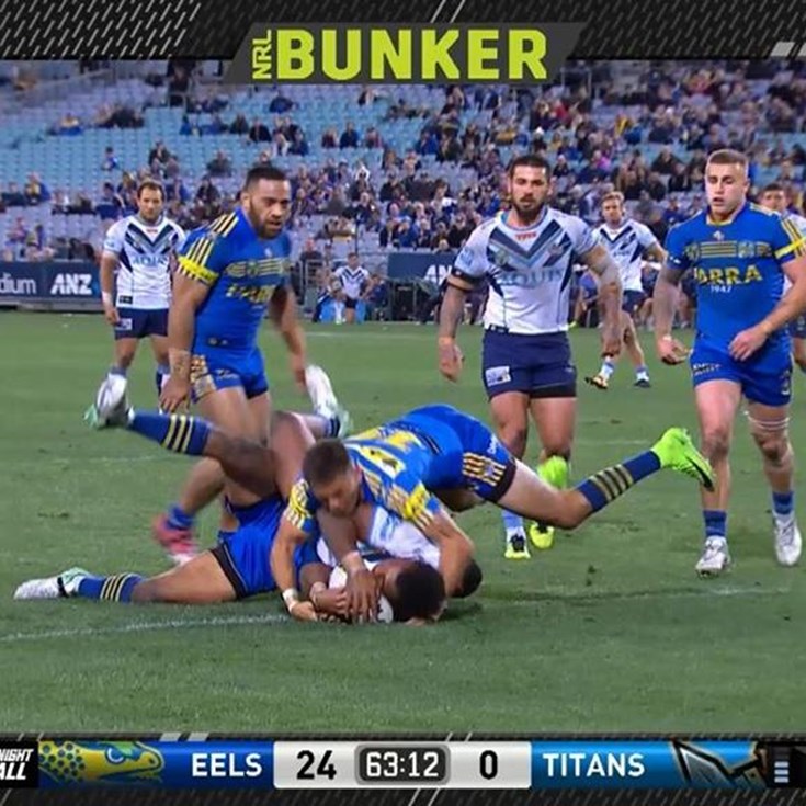 Rd 24: Eels v Titans - Try 64th minute - Ben Nakubuwai
