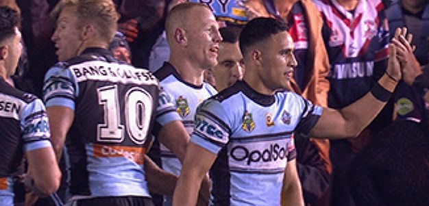 Full Match Replay: Cronulla-Sutherland Sharks v Sydney Roosters (2nd Half) - Round 25, 2017