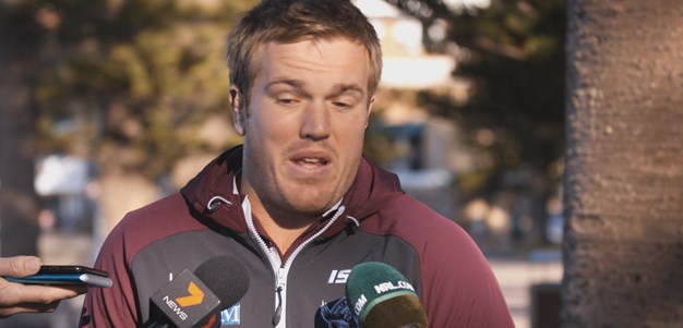 Manly players talk about Barrett's future