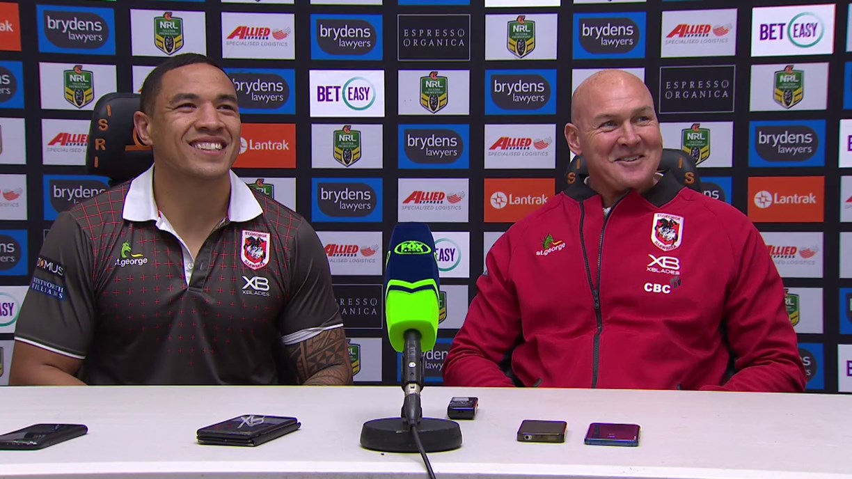 Dragons press conference - Round 23; 2018