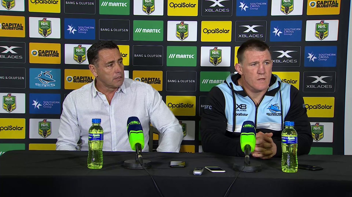 Sharks press conference – Round 23, 2018