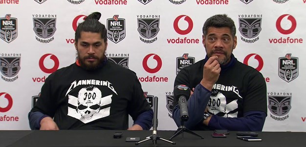 Warriors press conference - Round 25