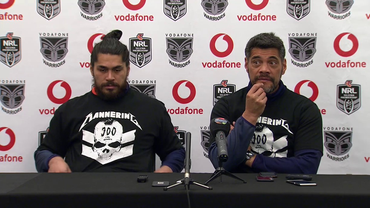 Warriors press conference - Round 25