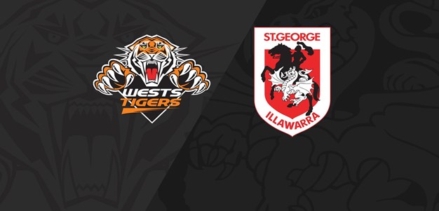 Full Match Replay: Wests Tigers v Dragons - Round 23, 2018