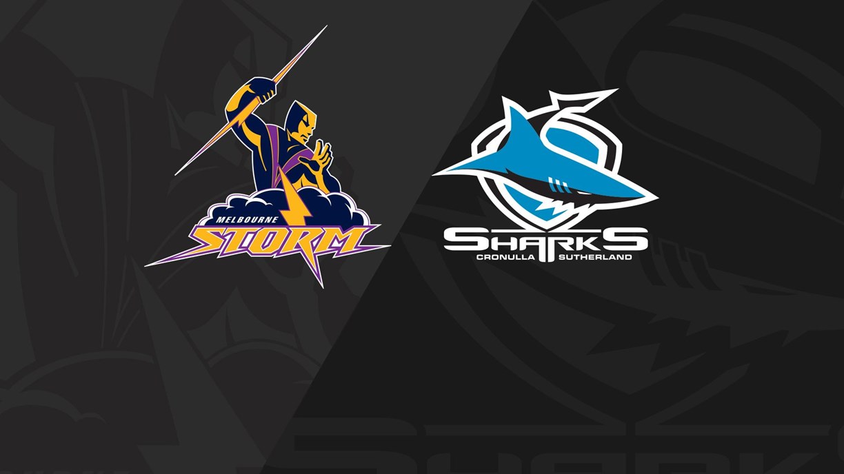 Full Match Replay: Storm v Sharks - Round 22, 2018