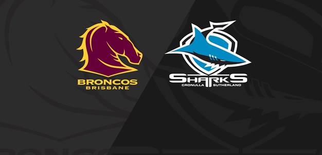 Full Match Replay: Broncos v Sharks - Round 20, 2018