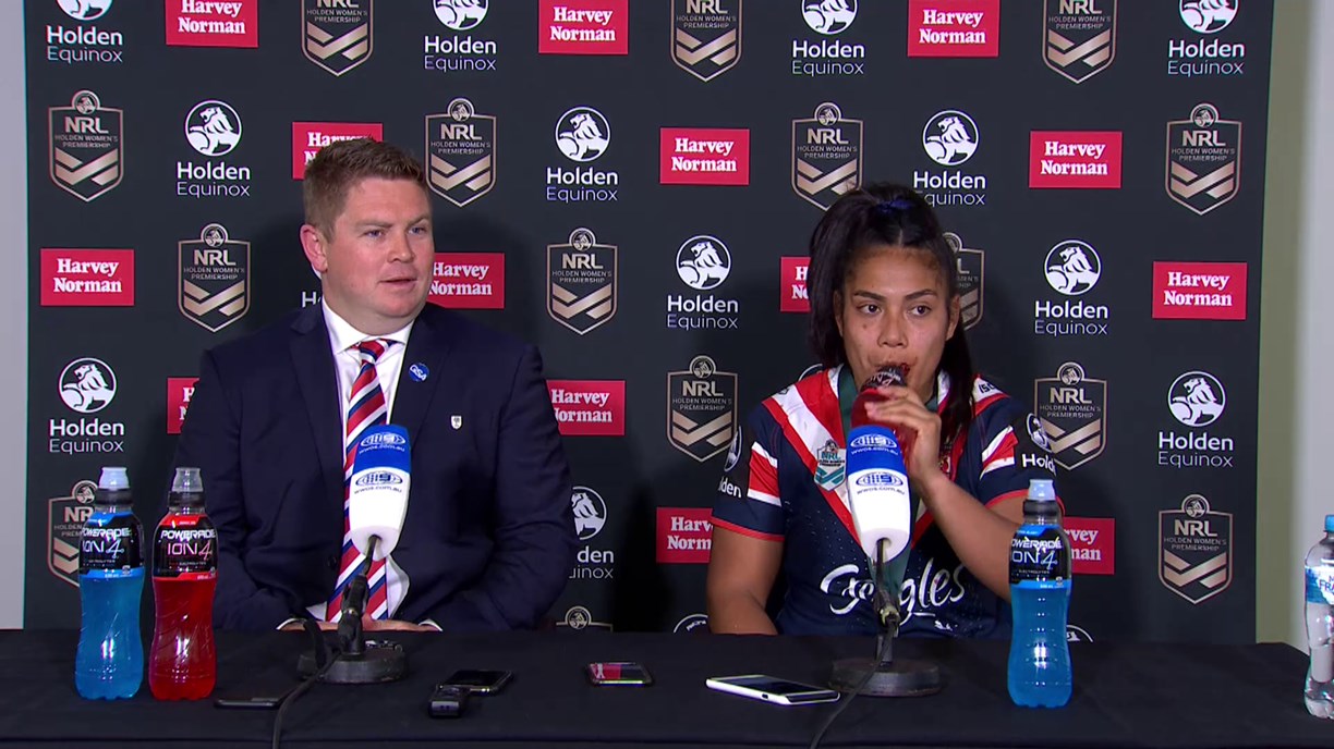 Roosters press conference: NRLW Grand Final