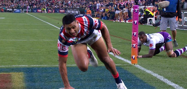 Tupou scores the first try of the Grand Final