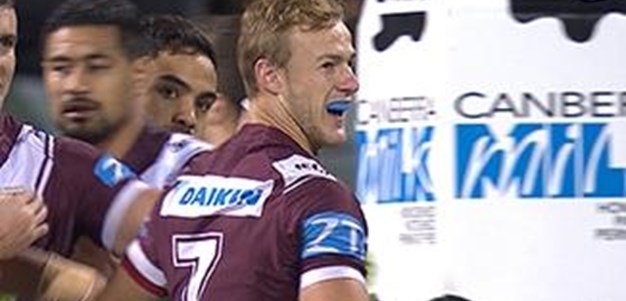 Full Match Replay: Canberra Raiders v Manly-Warringah Sea Eagles (1st Half) - Round 13, 2016