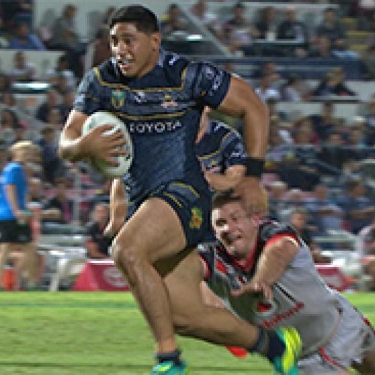 Full Match Replay: North Queensland Cowboys v Warriors (1st Half) - Round 24, 2016