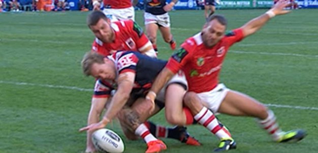 Full Match Replay: Sydney Roosters v St George-Illawarra Dragons (1st Half) - Round 24, 2016