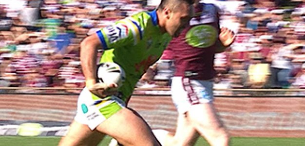 Full Match Replay: Manly-Warringah Sea Eagles v Canberra Raiders (1st Half) - Round 25, 2016