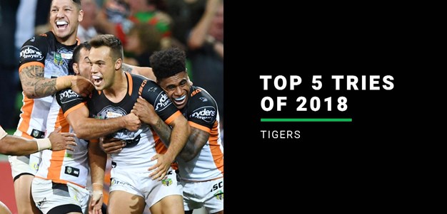 Wests Tigers' top five tries of 2018