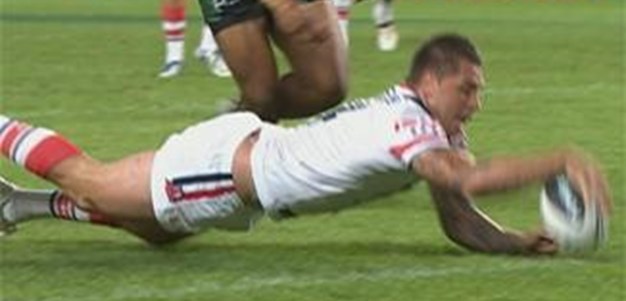 Full Match Replay: Sydney Roosters v Warriors (1st Half) - Round 5, 2012