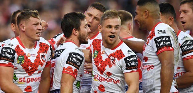 Last Time They Met On Anzac Day: Dragons v Roosters - Round 8, 2018