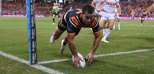 Wests Tigers fire with five tries in 17 minutes