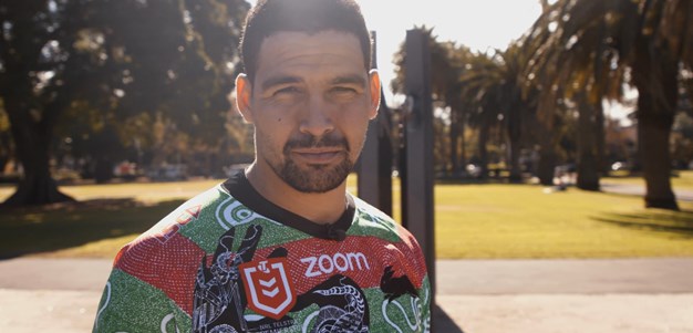 Cody Walker's uncle’s Indigenous Rabbitohs jersey design