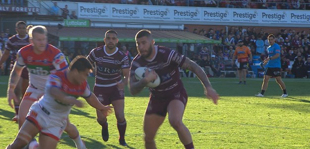 Thompson try gives Sea Eagles breathing room