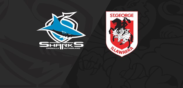 Full Match Replay: Sharks v Dragons - Round 22, 2019