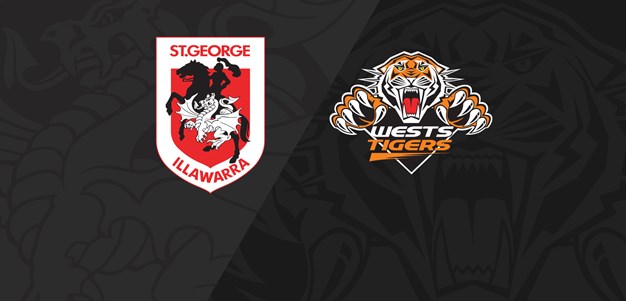 Full Match Replay: Dragons v Wests Tigers - Round 24, 2019