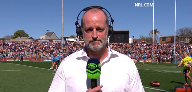 Maguire announces Farah is late inclusion during pre-match interview