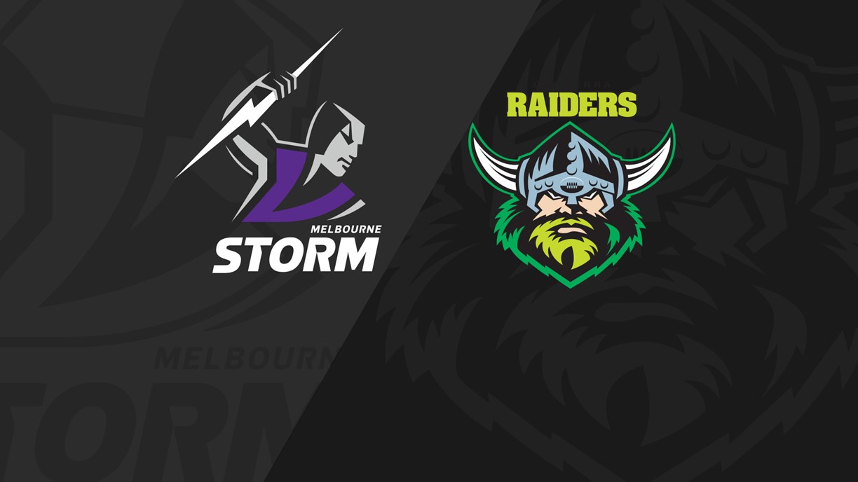 Full Match Replay: Storm v Raiders - Finals Week 1, 2019