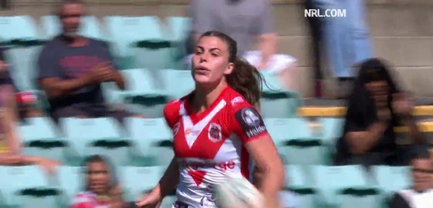 Sergis intercepts her way to a double