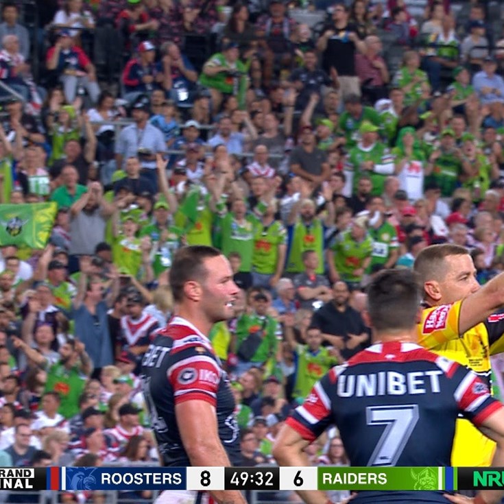 Cronk sent to sin-bin for professional foul