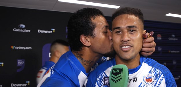 Kisses all around as Samoa advance to semis