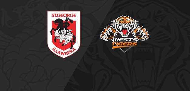 Full Match Replay Dragons v Wests Tigers  Round 1 2020
