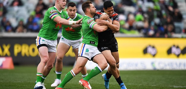 Last time they met: Raiders v Warriors - Round 25, 2019