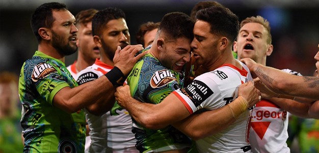 Last time they met: Dragons v Raiders - Round 17, 2019