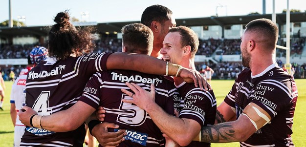 Last time they met: Sea Eagles v Knights - Round 20, 2019