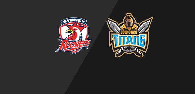 Roosters v Titans - Round 25, 2013