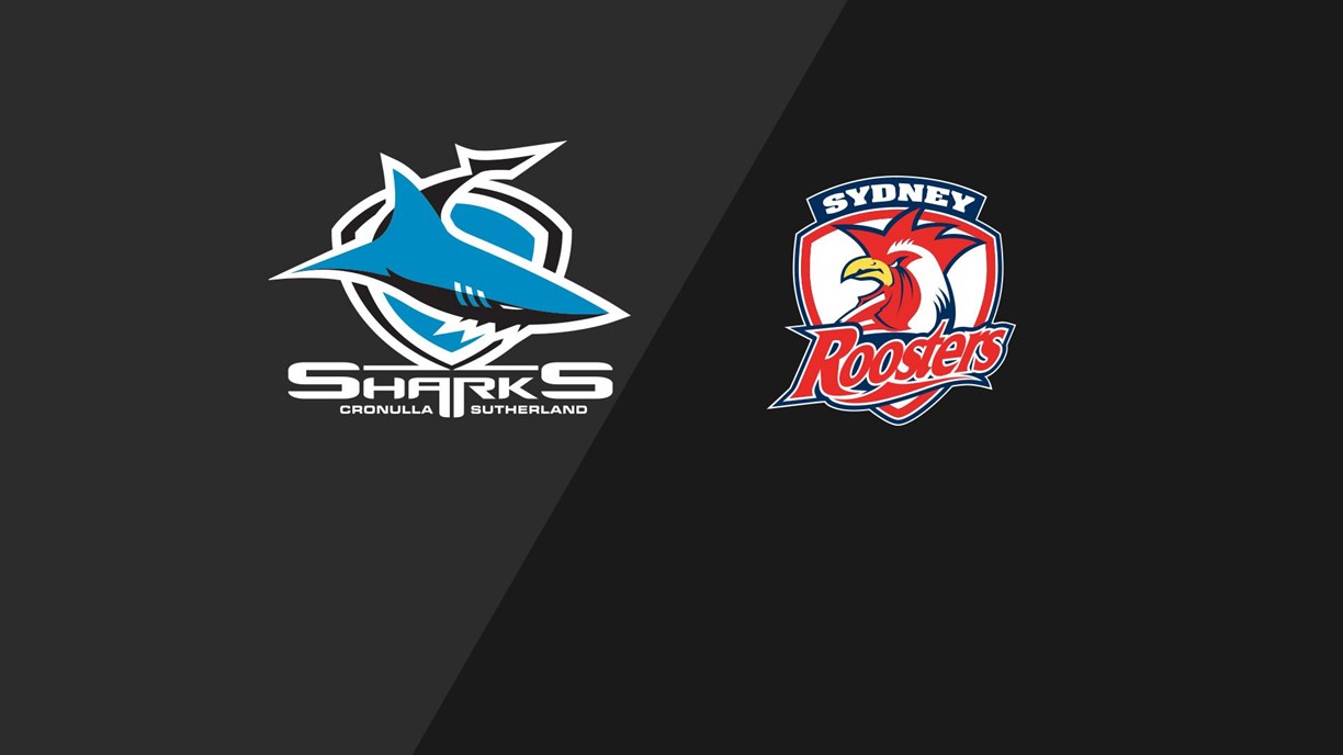 Roosters v Sharks - Round 17, 2017