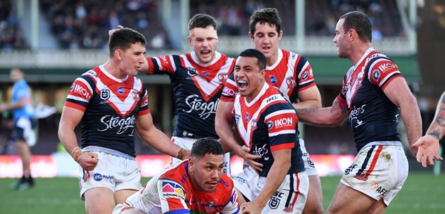 Last time they met: Roosters v Knights - Round 18, 2019