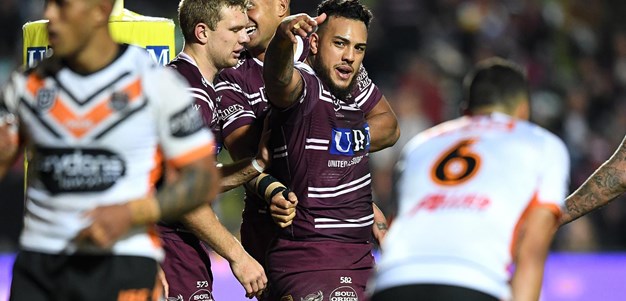 Last time they met: Sea Eagles v Wests Tigers - Round 22, 2019