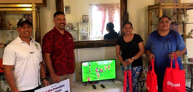 Katoa’s family watches Warriors rookie for the first time