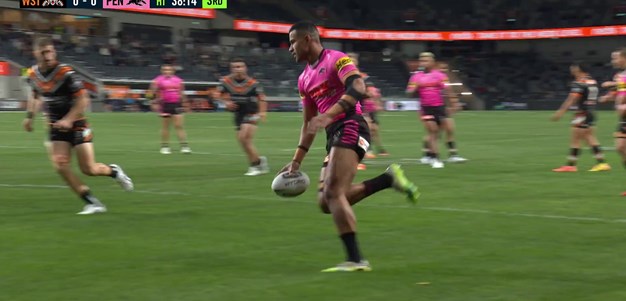 Crichton scores early as the Panthers get an overlap